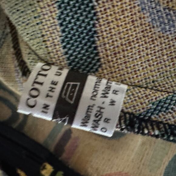 Moixa ZEGERMAN London A Line Knit Pleated Skirt Rainbow Print Women's M - Picture 5 of 8